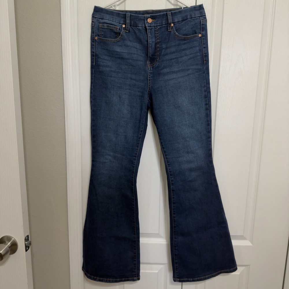 BCBGeneration Dark Blue Flare Jeans